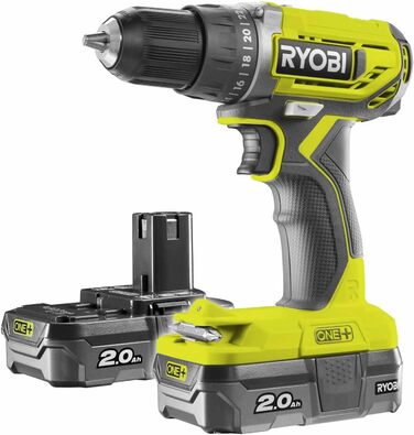 Двошвидкісний акумуляторний дриль-шуруповерт Ryobi