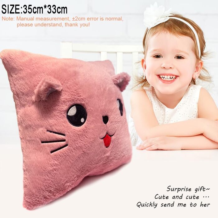 М'яка подушка дитяча, прикраса для подушки, дитяча подушка, плюшева подушка, пухнаста декоративна подушка з наповнювачем, декорати