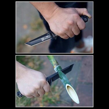 Одноручний ніж AUBEY, складаний ніж Tanto, ніж EDC, кишеньковий ніж для виживання на відкритому повітрі з кліпсою Кишеньковий ніж