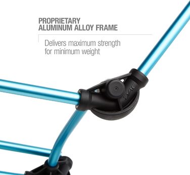 Наземне крісло Helinox Міцне, надлегке, складне, портативне крісло для кемпінгу, походів, піших прогулянок та мотоциклетних турів, чорного кольору