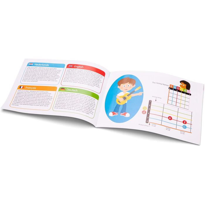 Музичний інструмент - Іграшкова дерев&39яна гітара - Рожевий, 10345 -