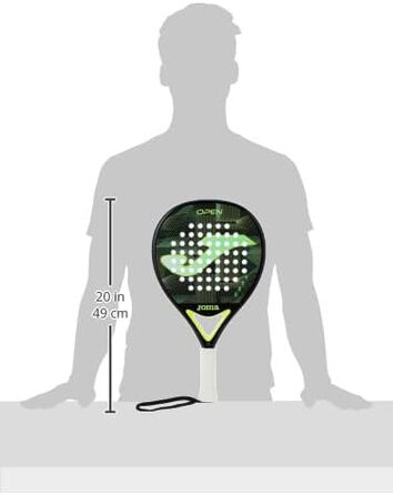 Ракетка для паделя Joma Master – професійна, вуглецеве волокно, зелена, 360–380 г