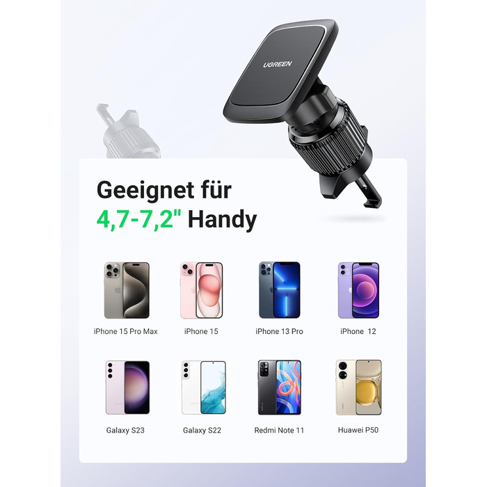 Тримач для мобільного телефону Автомобільний магніт Тримач для мобільного телефону Магніт для вентиляції Магнітний тримач для смар