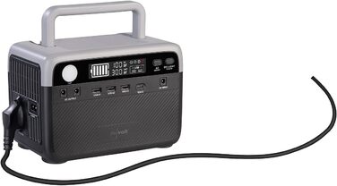 230 Wh, 230 V, 300 W & Solarpanel 60 W (Solar-Powerbank 230 Volt, Solar Power-Stations Camping), 230 Wh, 230 V, 300 W & Solarpanel 60 W (Solar-Powerbank 230 Volt, Solar Power-Stations Camping)