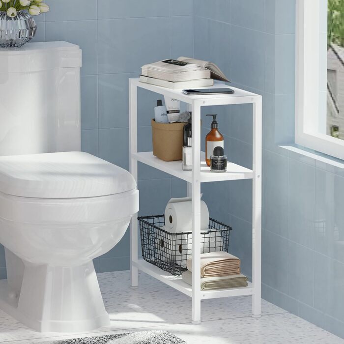 Приставний столик, маленький приставний столик, приставний столик до дивана для вузьких приміщень, вузький приставний столик, тумбочка, для вітальні, спальні, офісу, білий 1 білий