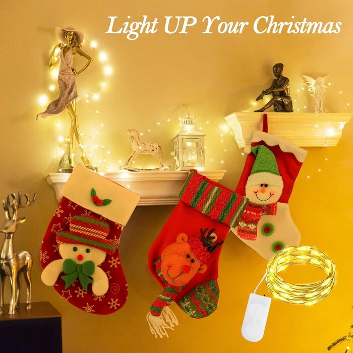 Світлодіодні казкові вогні, 3м 30LEDs дротяні мікро казкові вогні, прикраса на Хелловін казкові вогні на батарейках AA для вечірки