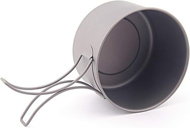 Титанова чаша TOAKS 550 мл, діаметр 118 мм або 103 мм з ручкою