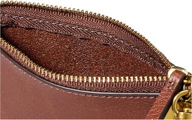 Сумка Fossil Polly з екошкіри, 13,0 см x 7,9 см x 1,2 см, коричнева