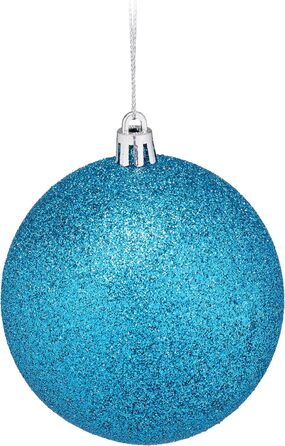 Набір із 110 шт різдвяні кульки сині Relaxdays