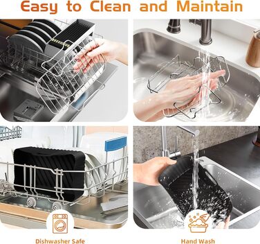 Аксесуари для фритюрниці Фритюрниці для Tefal 5,2 л/3,1 л, Tower T17099, Lakeland 5 л/3 л, Salter 5,5 л/3,5 л, NETTA 9 л, силіконові вставки для фритюрниці для Tefal Easy Fry та аксесуари для гриля