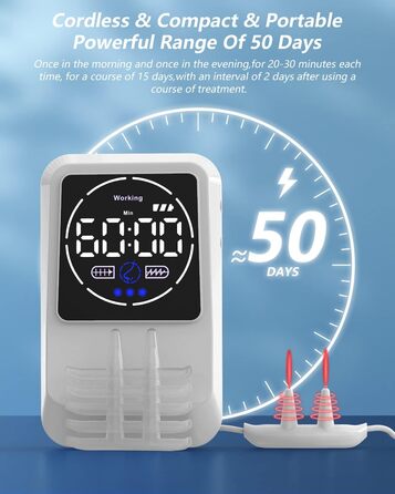 Прилад для лікування риніту з червоною лампою KTS, лазерне лікування для полегшення алергії при алергічному риніті, відновлення слизової оболонки носа, хропіння, закладеності носа, свербіння в носі, синуситу, застуди