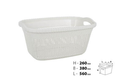 Кошик для білизни VIOLET HOUSE WHITE Віолетта (6481503)
