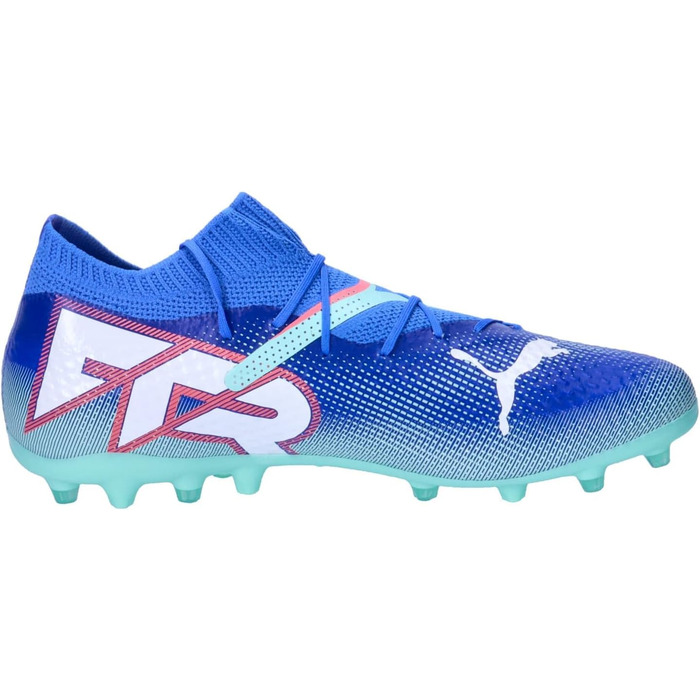 Футбольні бутси PUMA Unisex Future 7 Pro Mg 40 EU Bluemazing Puma White Electric Peppermint
