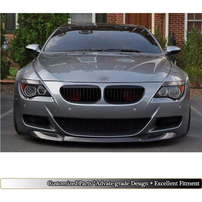 Автомобільний передній спойлер для BMW 6 Series E63 M6 Coupe E64 M6 Кабріолет 2006-2010, Передні бампери Передній губний спойлер Спліттер Дифузор Обвіс Аксесуари