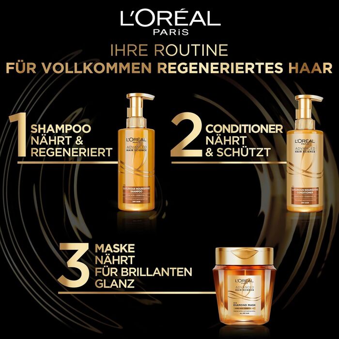 Живильна діамантова маска L’Oréal Paris Advanced Hair Science, 250 мл
