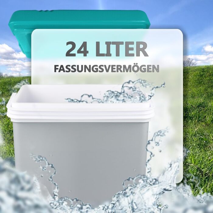 Холодильник, ізольований бокс, сумка-холодильник, кемпінговий термобокс, ізольована сумка, сірий, холодильник 24 л