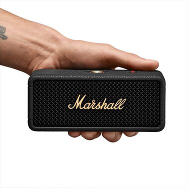 Портативна Bluetooth-колонка Marshall Emberton III, бездротова, пило- та водонепроникна, IP67, понад 32 години роботи в режимі від