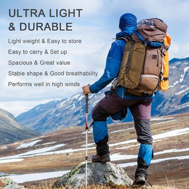 Або 2 особи, 3/4 сезону, водонепроникний професійний туристичний намет, 15D Professional Camping Tent 2 особи - хакі, 3F UL Gear Lanshan Ultralight Camping Tent, 1