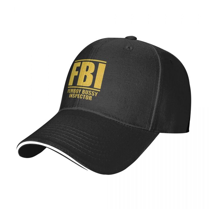 Бейсболка FBI Femboy Bussy Inspector Christmas чоловіча жіноча