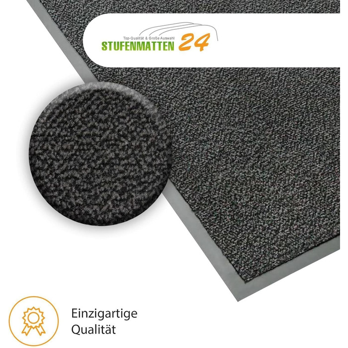 Килимок для захисту від пилу Kettelservice-Metzker Килимок для прибирання Різне Кольори та розміри сіро-чорний строкатий 120 х 180