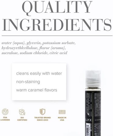 Змазка System Jo JO Gelato Salted Caramel, 30 мл солона карамель, (1 упаковка)