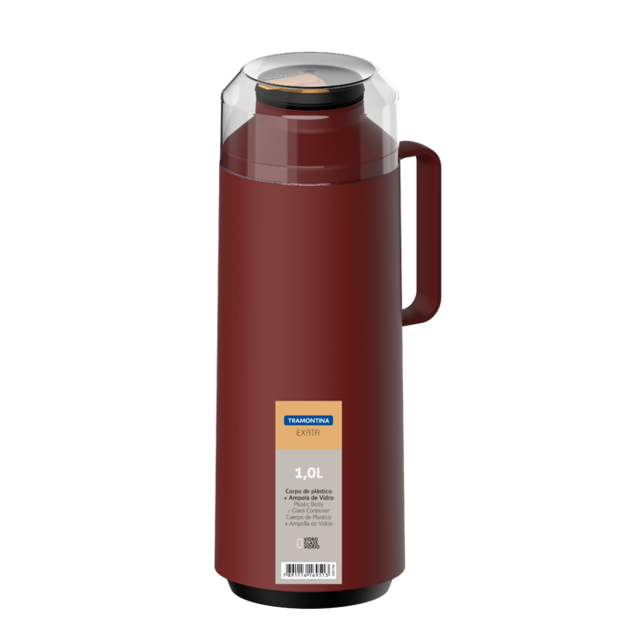 Термос Tramontina Exata 1 л Червоний  (6837967)