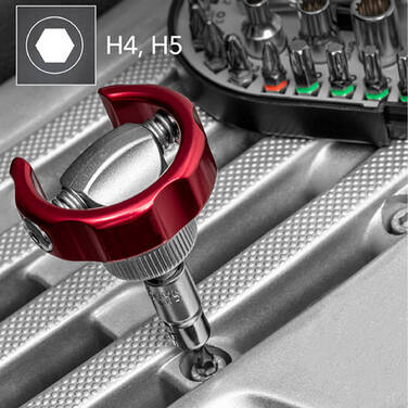 Викрутка з набором біт Trotec 40 pieces Bit and Socket Wrench Set (6200001005)