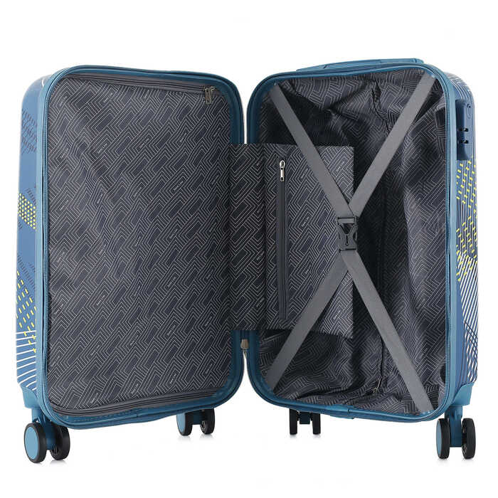 Валіза Semi Line 20' (S) Blue Pattern (T5652-1)
