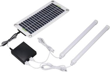 Ліхтар для кемпінгу потужністю 30 Вт з водонепроникним акумуляторним блоком, двома USB-портами 12 В/5 В для використання в наметах та на природі