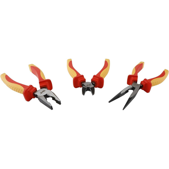 Набір плоскогубців AVit AV06051, 3 шт., ізольовані 1000В