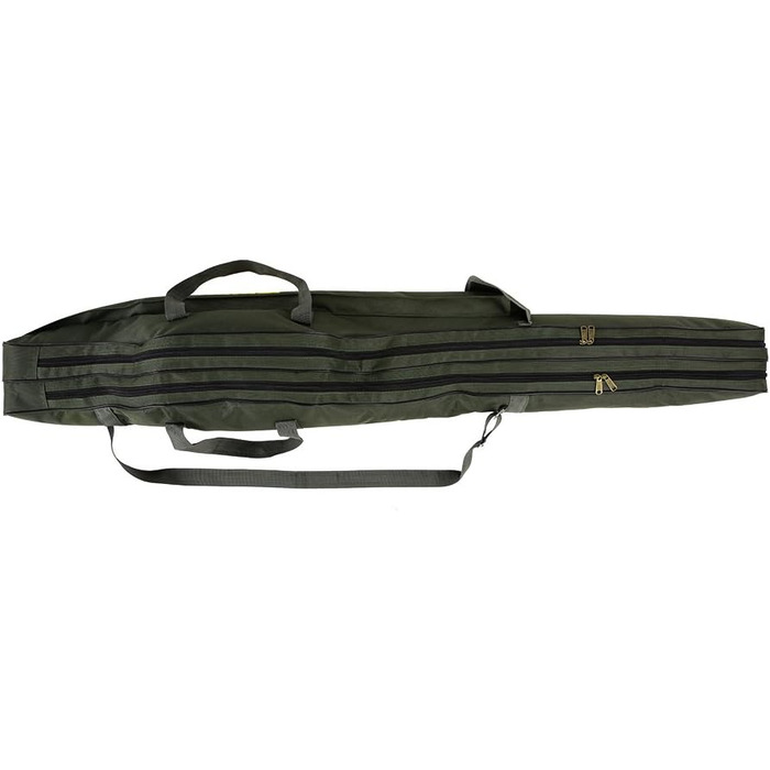 Сумка для риболовлі Lixada 100 / 150 см, багатоцільова складна сумка для вудки, кишені на блискавці, сумка для зберігання, темно-зелена - 150 см