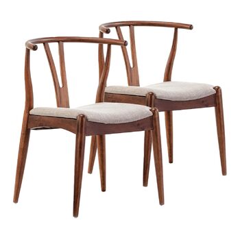 Комплект стільців VS Venta-stock, 2 шт., колір рустикальний горіх