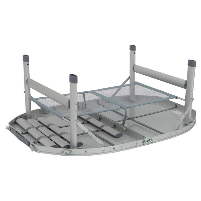 Стіл Bo-Camp Premium Oval 100x70 cm Grey (1404424)