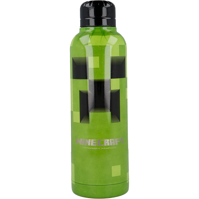 ТЕРМОС-ПЛЯШКА З НЕРЖАВІЮЧОЇ СТАЛІ 515 МЛ MINECRAFT, Журавлина