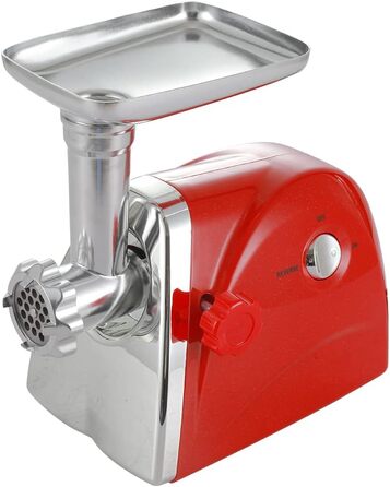Електрична м'ясорубка для м'яса блокує потужність 800 Вт мідний двигун з нержавіючої сталі лезо ковбаса фарш ковбаса машина червон