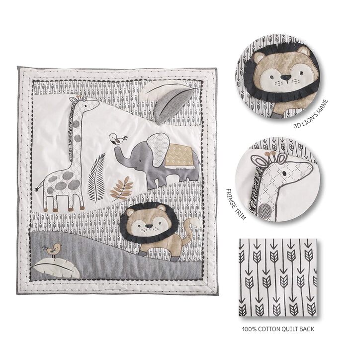 Комплект постільної білизни для дитячого ліжечка Танзанія