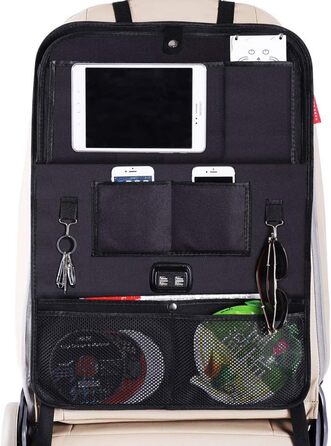 Міцний захисний чохол для спинки, автомобільний органайзер для заднього сидіння для дітей автомобільний чохол для спинки сумка зах