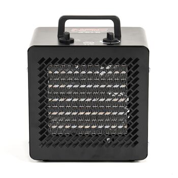 Електричний керамічний вентилятор-обігрівач NAC 3000 Вт - радіаційний обігрівач з термостатом, електричний обігрівач - обігрівач з 3 режимами нагріву, електричний обігрівач для гаража, майстерні, будівельного майданчика - будівельний обігрівач/осушувач по