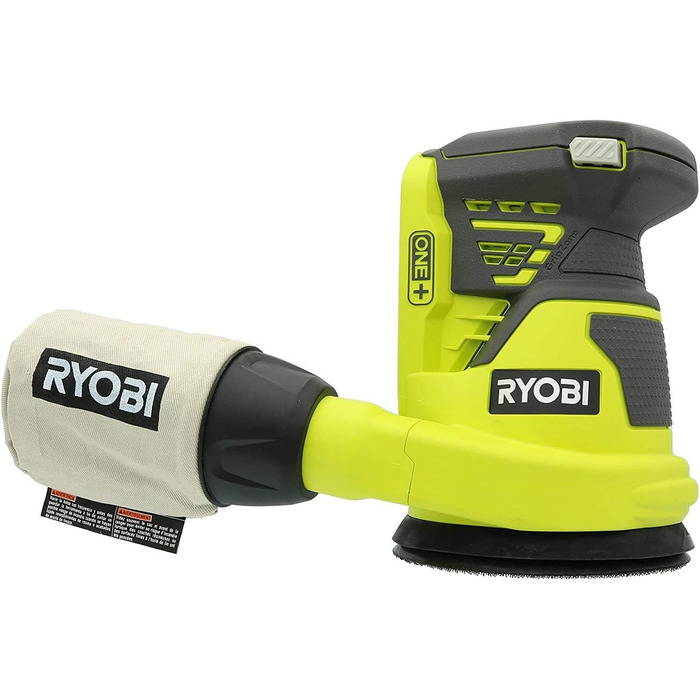 Довільна орбітальна шліфувальна машина, 18 В, акумулятор ONE, 125 мм, комплект 2,0 Ач, 18-0