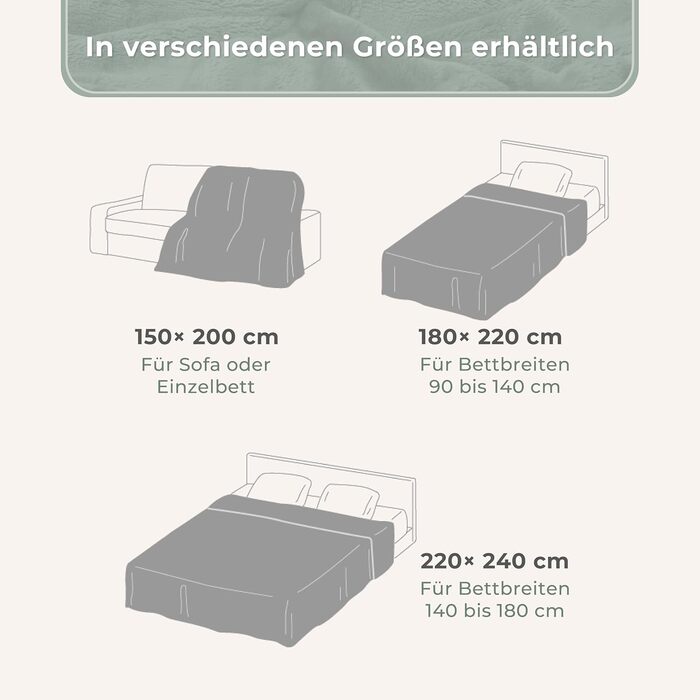 Флісова ковдра Grfenstayn Cashmere-Feel - Надзвичайно м&39яка та пухнаста - Щільна та тепла флісова ковдра - Затишна ковдра для дивана, плед та покривало - Плед для дивана, кушетки (Антрацит, 150x200 см) 150 x 200 см Антрацит