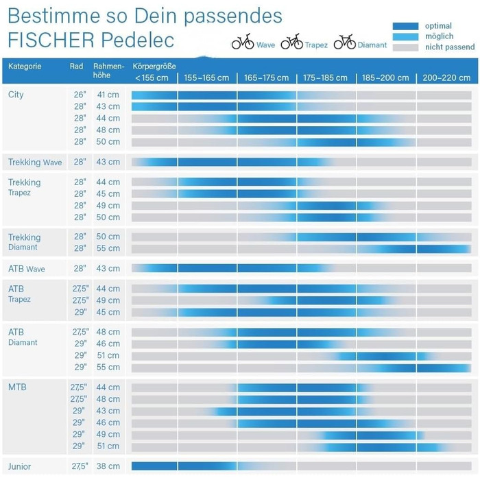 Електровелосипед для чоловіків і жінок FISCHER MONTIS/TERRA 2.1