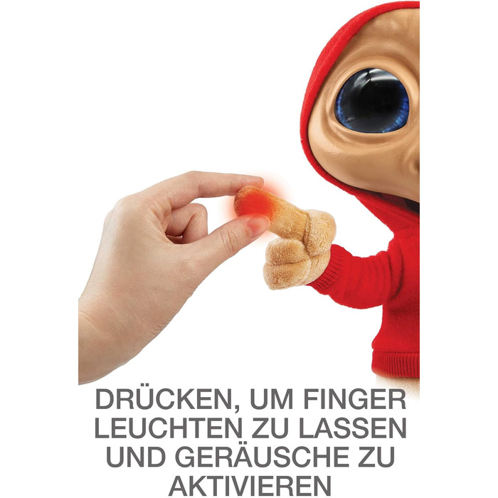 М'яка іграшка Mattel E.T. позаземний 40-річчя, плюшевий ET з підсвіткою та звуками, подарунок для колекціонерів, для дітей від 4 років, багатокольоровий