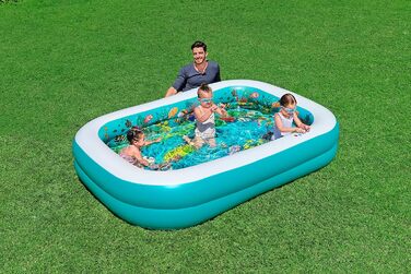 Сімейний басейн Bestway 3D Adventure 262 x 175 x 51 см, прямокутний 262 x 175 x 51 см 3D