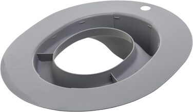 Сидіння для унітазу Rotho Babydesign Bella Bambina - Дитяче сидіння для унітазу сірого кольору - Міцне сидіння для унітазу для діт