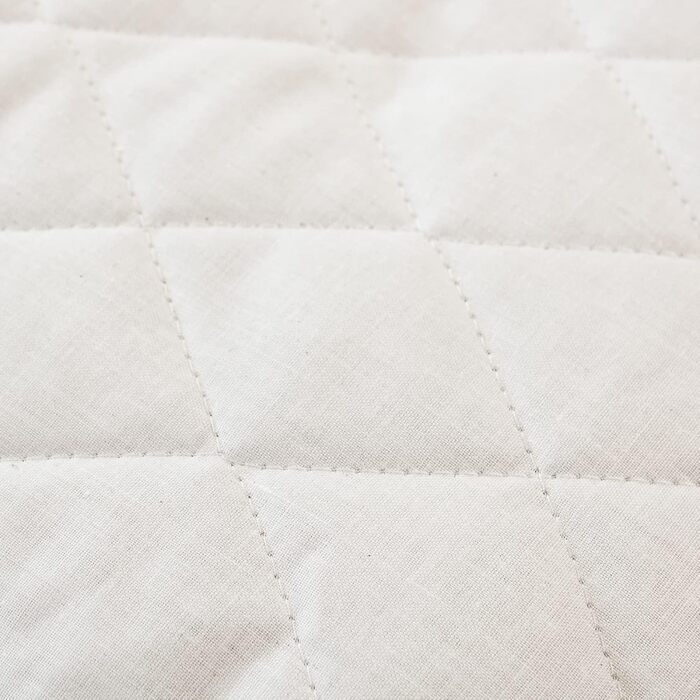 Подушка GIRAFFENLAND з органічного лушпиння спельти 40x80 см, стьобана біла, подушка з органічним лушпинням спельти в додатковому органічному внутрішньому чохлі