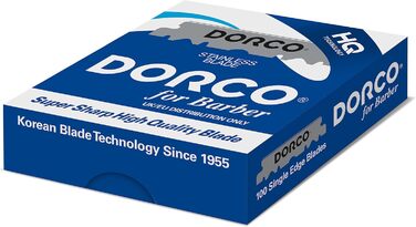 Леза Dorco Blades 100 з нержавіючої сталі з одним лезом