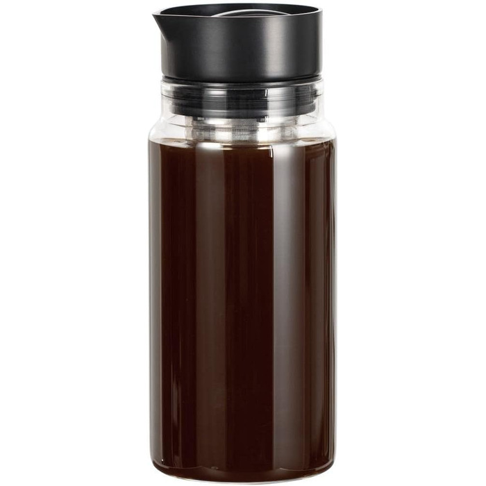 Кавоварка Xavax Cold Brew (кавоварка холодного заварювання, чай і кава 2в1, кавоварка та чайник, пляшка холодної кави 1 л, склянка холодного заварювання для кави з льодом, триколатний заварник, кавоварки)