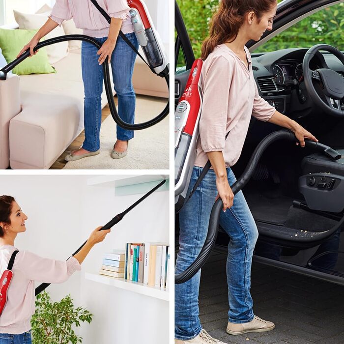 Акумуляторний пилосос Bosch Athlet Zoo'o BCH6ZOOO, пилосос для домашніх тварин, без мішка, ідеально підходить для прибирання шерст