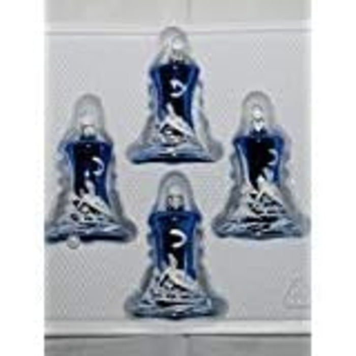 Ялинкова прикраса у формі дзвіночка 4 шт Jingle Bells Lauscha