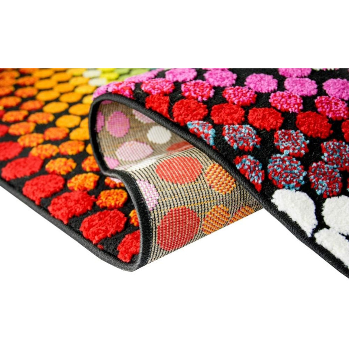Килим для вітальні сучасний килим для вітальні райдужний різнокольоровий розмір 200 x 290 см